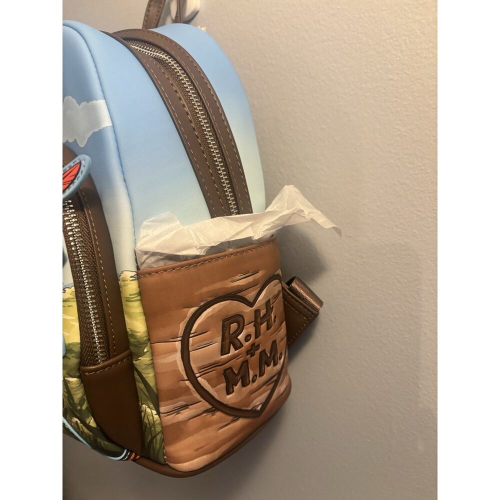 Disney Loungefly Robin Hood And Maid Marian Mini Backpack NWT - Picture 3 of 6